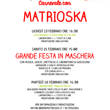 CARNEVALE CON MATRIOSKA