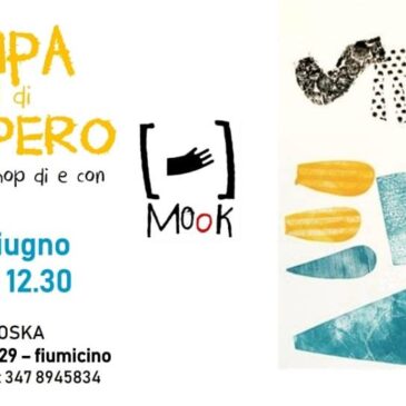 FAMILY WORKSHOP CON MOOK. La Stampa Con Materiali Di Recupero.