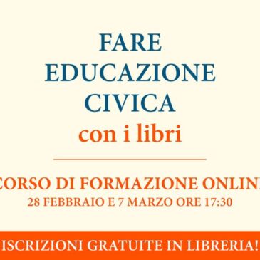 FARE EDUCAZIONE CIVICA CON I LIBRI – corso online